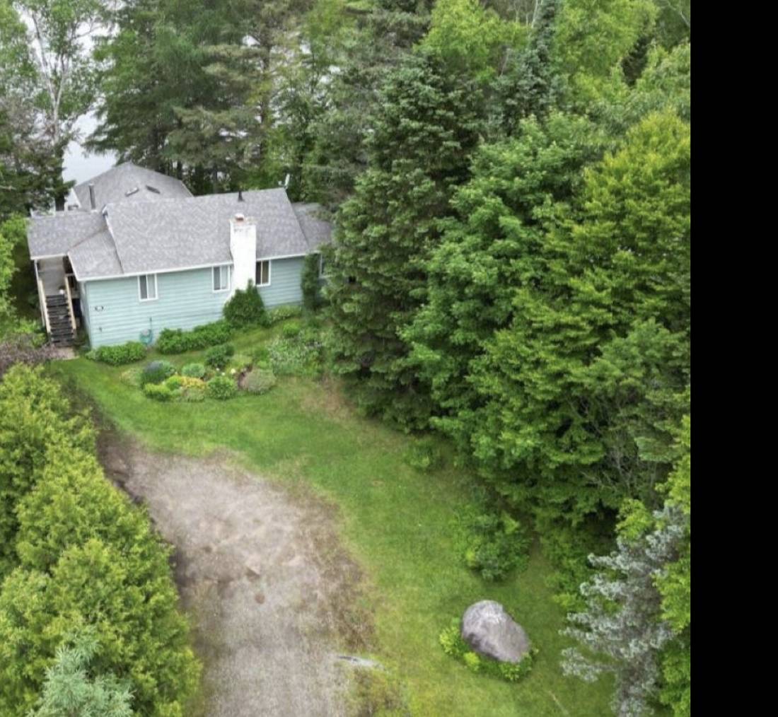 The chalet seen from above
